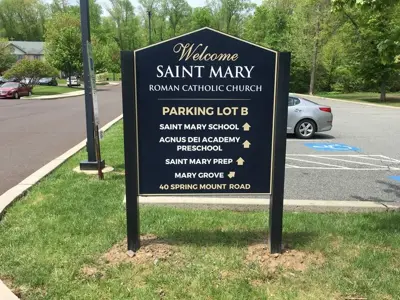 Post and Panels Signs Photo